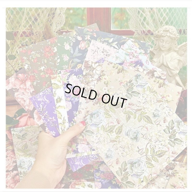 画像6: 紙モノ好きにはたまらない＊夏のささやき＊パターンペーパー＊24枚＊海外製