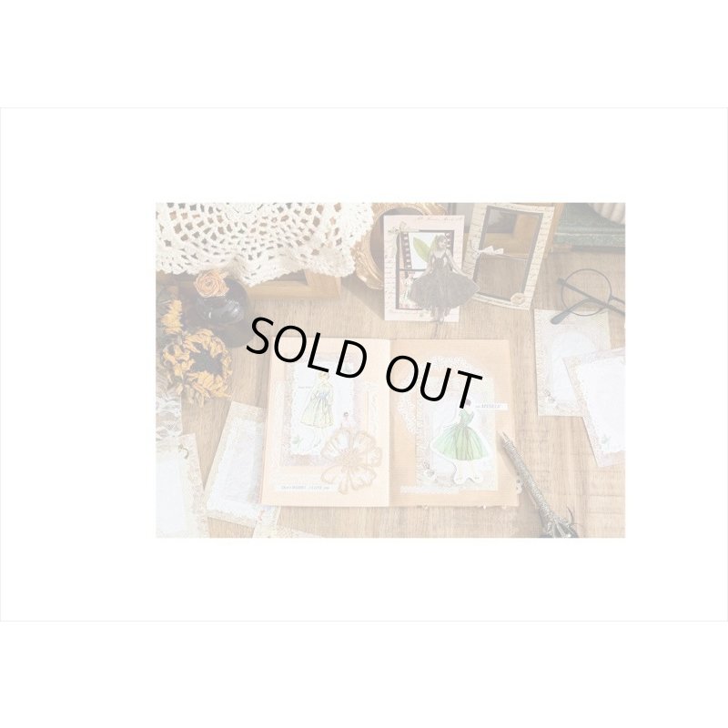 画像10: ミニサイズのペーパーセット♪レースファンタジー＊60枚＊海外製