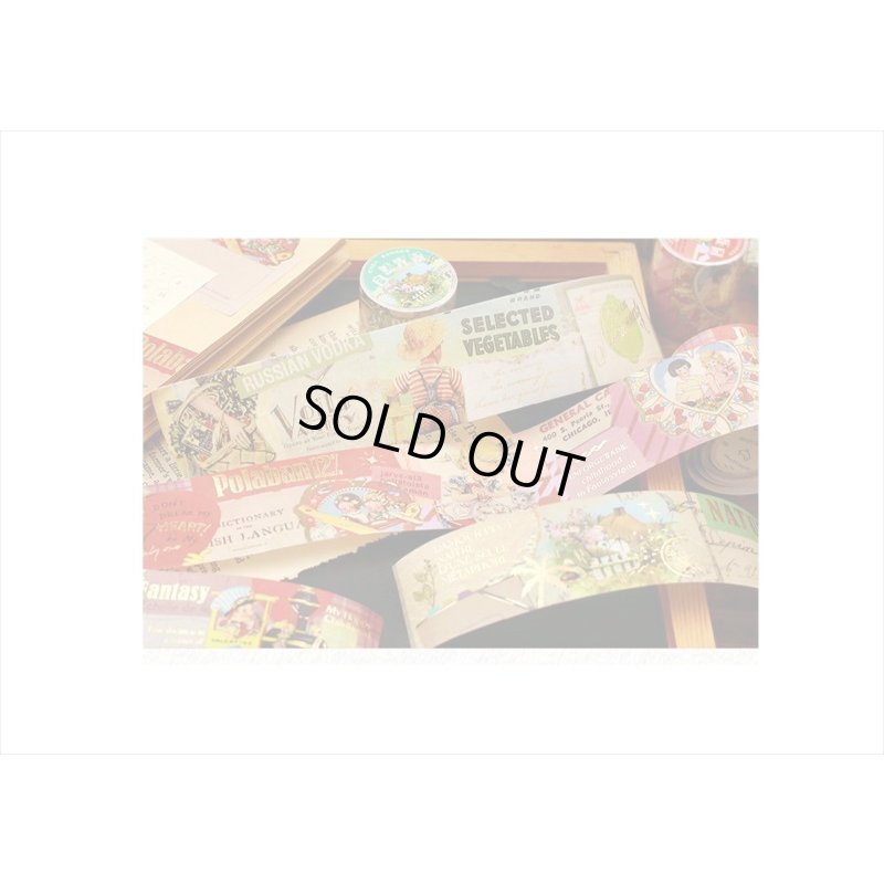 画像7: カラフルドリンク＊箔押し＊和紙テープ＊はく離式＊海外マステ＊クリックポスト不可