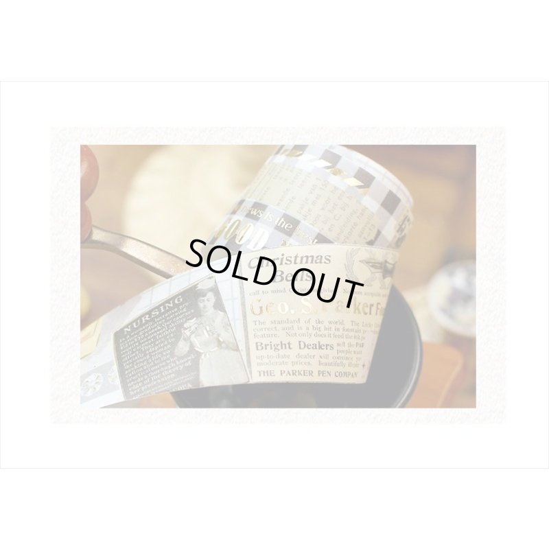 画像7: シティニュース＊箔押し＊和紙テープ＊はく離式＊海外マステ＊クリックポスト不可