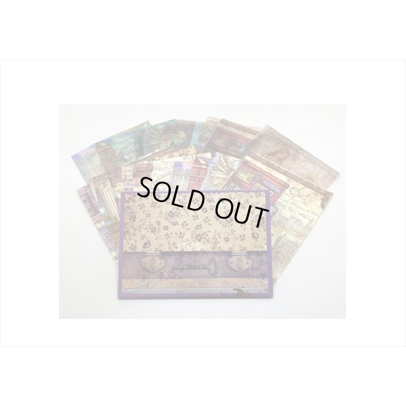 画像3: アンティークな2種のペーパーセット＊冒険＊20枚＊海外製