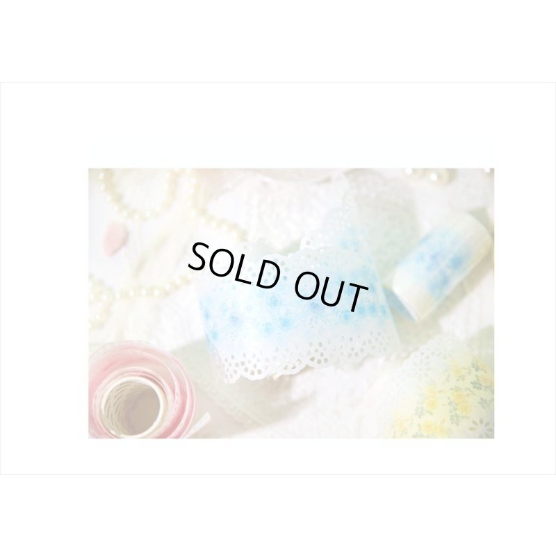 画像12: レースペーパーみたいなテープ＊レッド＊はく離式＊マステ＊海外マステ＊クリックポスト不可