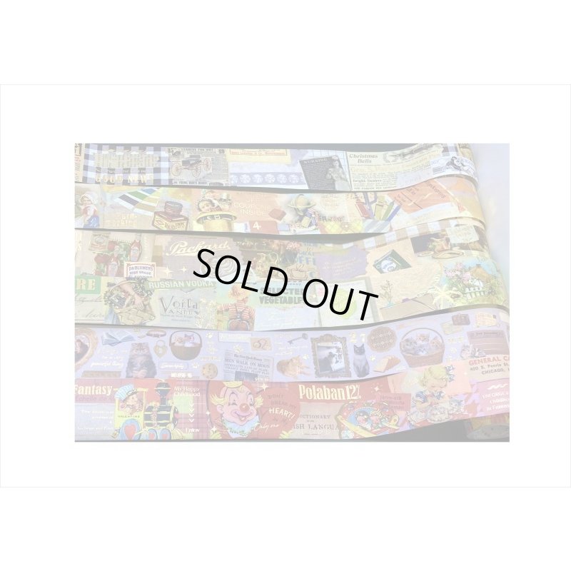 画像14: シティニュース＊箔押し＊和紙テープ＊はく離式＊海外マステ＊クリックポスト不可