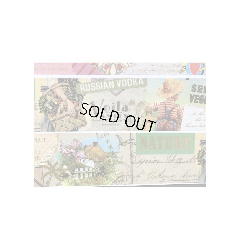 画像4: 自然の風景＊箔押し＊和紙テープ＊はく離式＊海外マステ＊クリックポスト不可