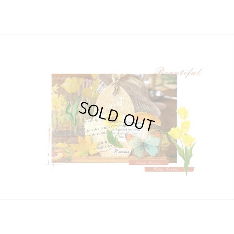 画像4: お花のシール＊イエロー＊PETシール＊ダイカット＊100枚＊海外製