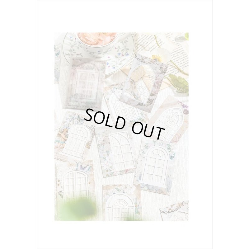 画像3: どこでも窓＊ホワイト＊繊細なフレーム＊デザインカット＊10枚＊海外製