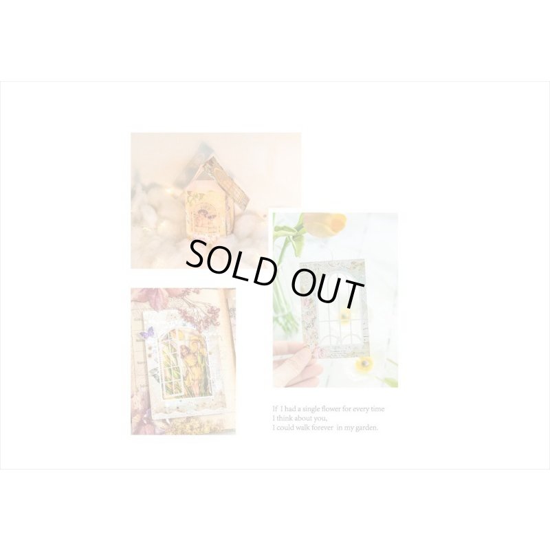 画像7: どこでも窓＊ピンク＊繊細なフレーム＊デザインカット＊10枚＊海外製