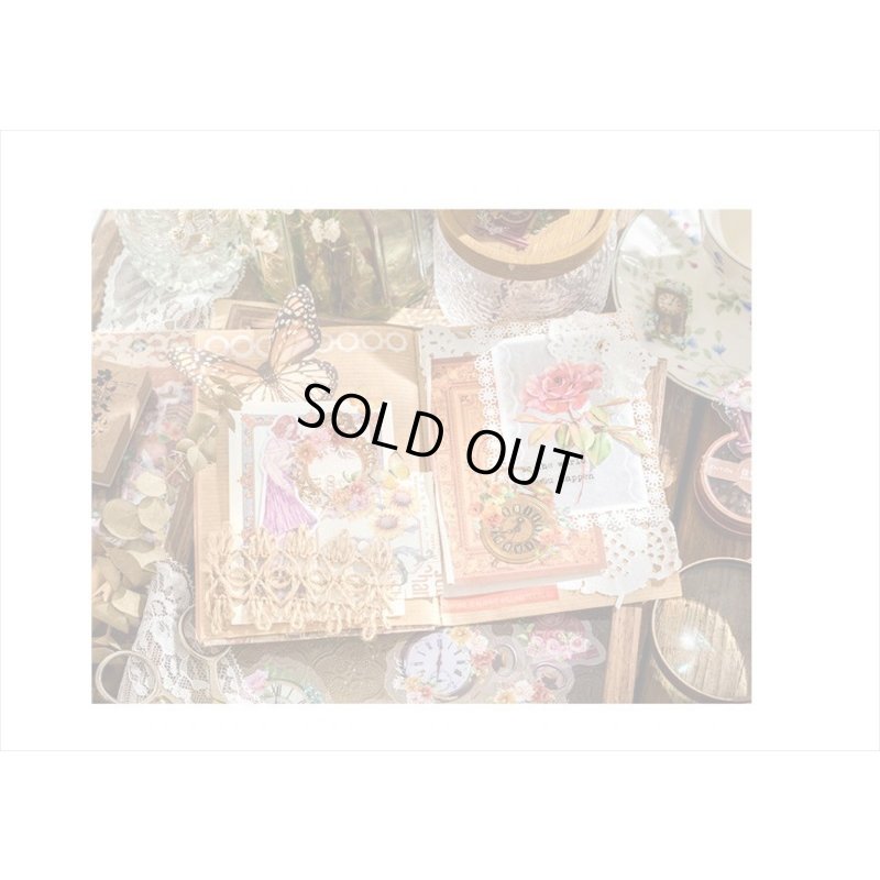 画像10: お花のラブソング＊花時計＊PETシール＊30枚＊海外製