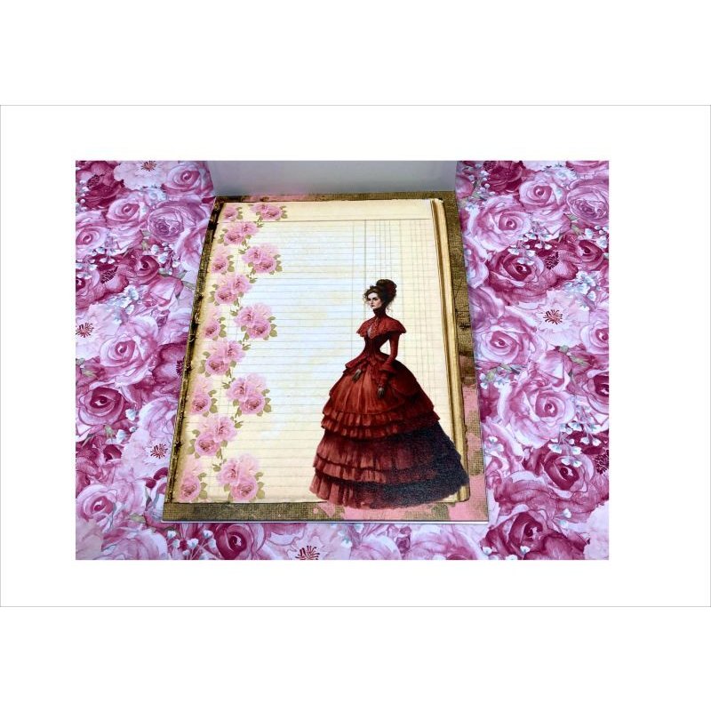 画像10: 美しい女性＊メモ帳＊48枚綴り＊オリジナル