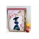 美しい女性＊メモ帳＊48枚綴り＊オリジナル