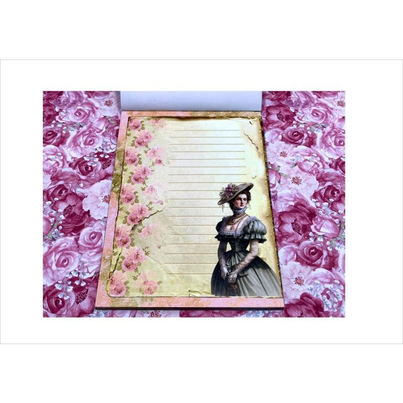 画像7: 美しい女性＊メモ帳＊48枚綴り＊オリジナル