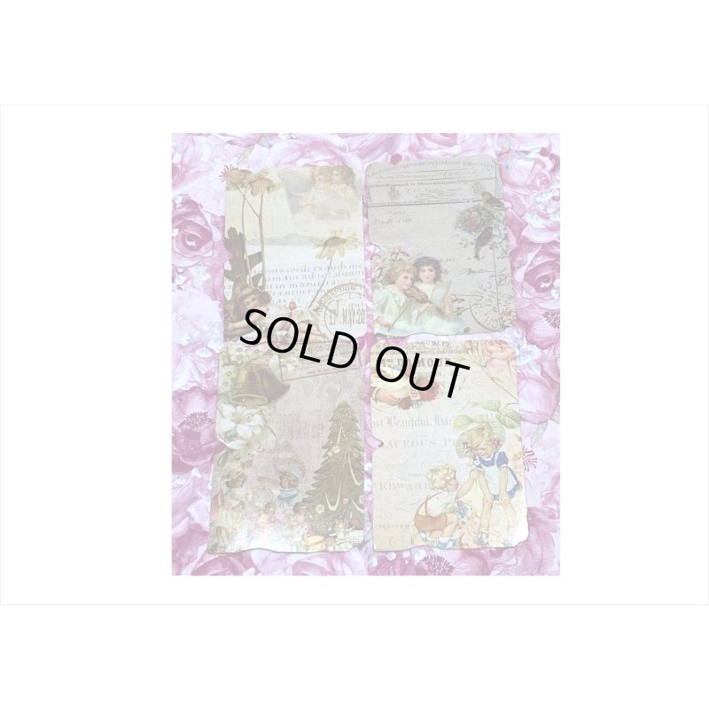 画像7: 封筒入り＊タグ風シールセット＊おとぎ話＊32枚＊海外製