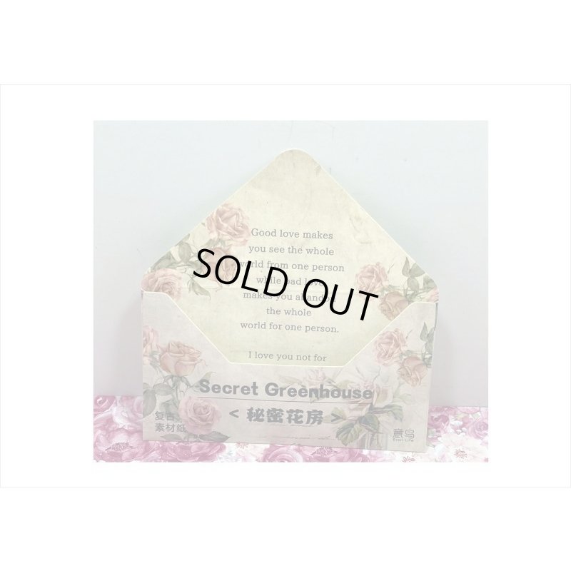 画像8: 封筒入り＊タグ風シールセット＊秘密の花園＊32枚＊海外製