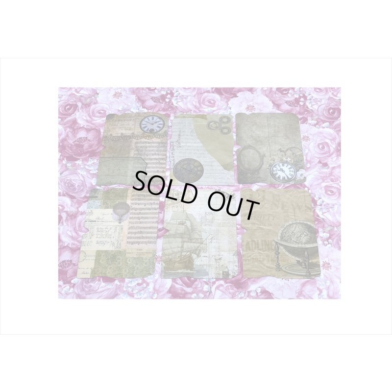 画像6: 封筒入り＊タグ風シールセット＊レトロ＊32枚＊海外製