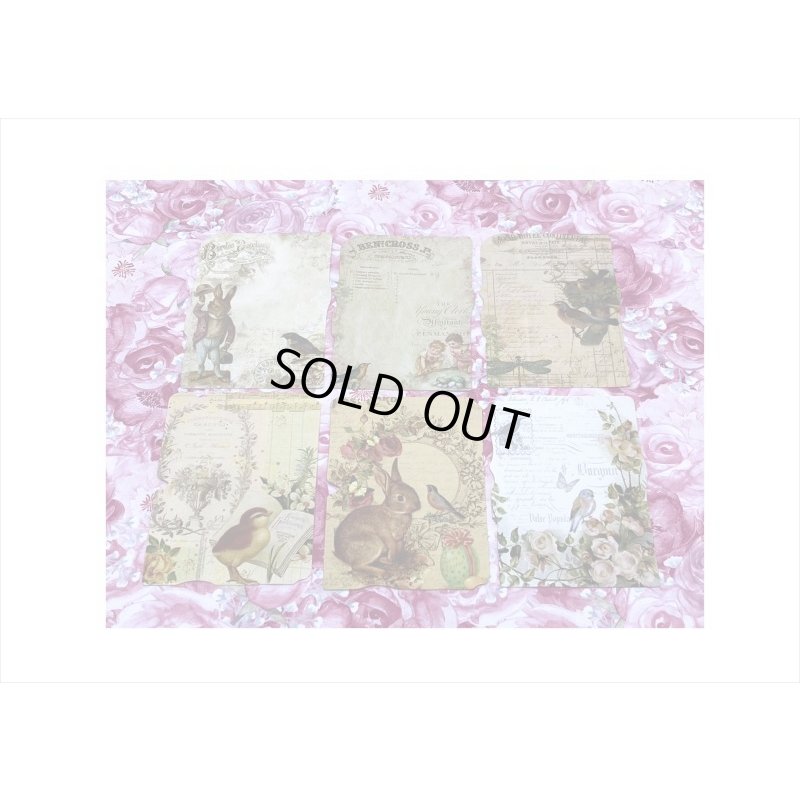 画像6: 封筒入り＊タグ風シールセット＊森の物語＊32枚＊海外製