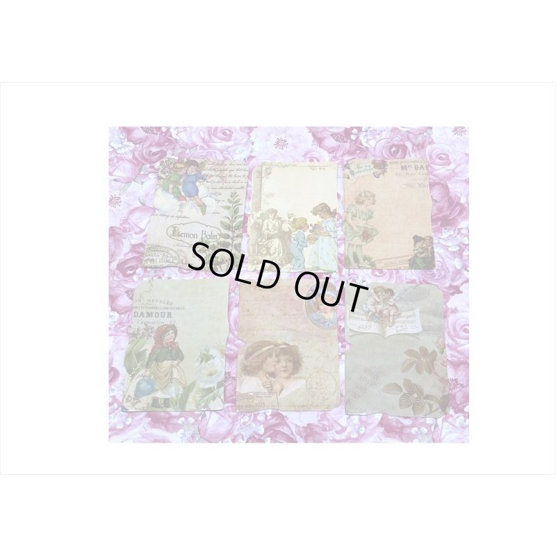 画像6: 封筒入り＊タグ風シールセット＊おとぎ話＊32枚＊海外製