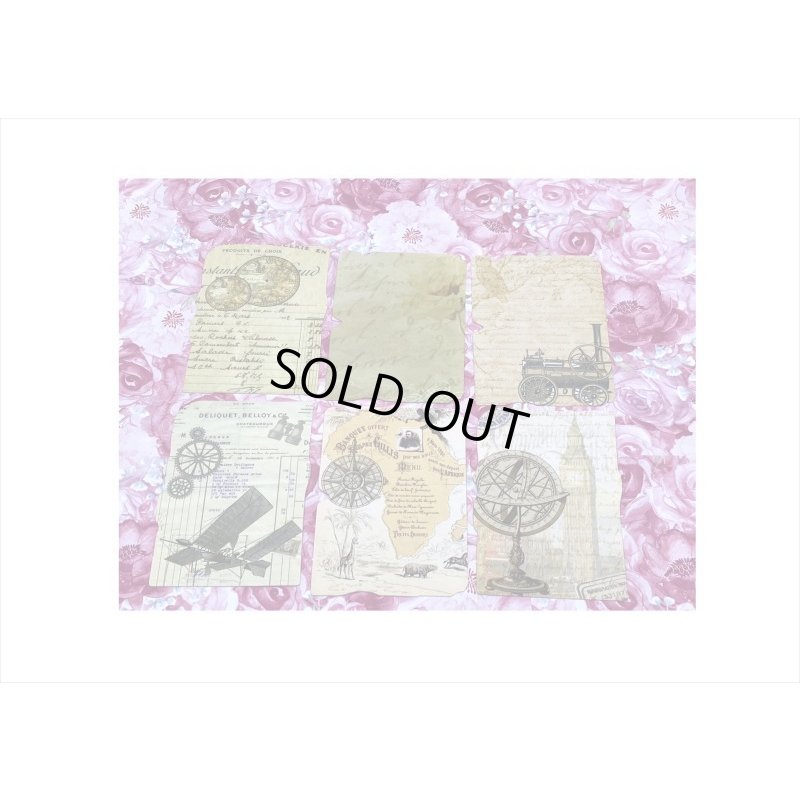 画像5: 封筒入り＊タグ風シールセット＊レトロ＊32枚＊海外製