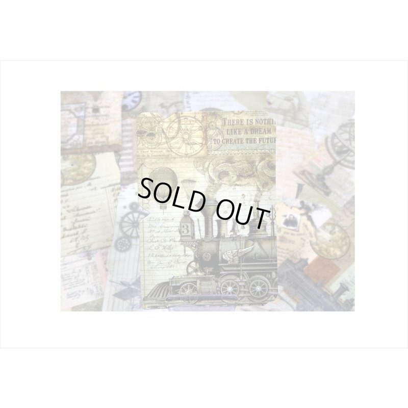 画像3: 封筒入り＊タグ風シールセット＊レトロ＊32枚＊海外製