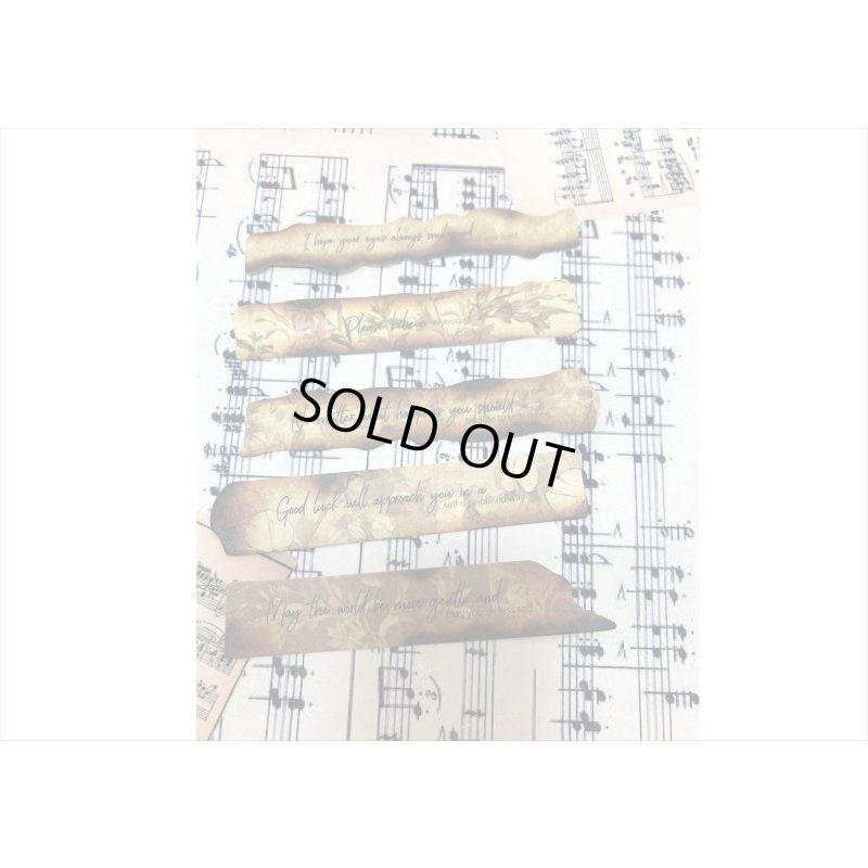 画像5: 焦げたメッセージシール＊幸運を＊30枚＊海外製