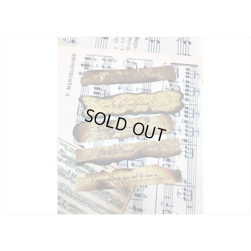 画像6: 焦げたメッセージシール＊幸運を＊30枚＊海外製