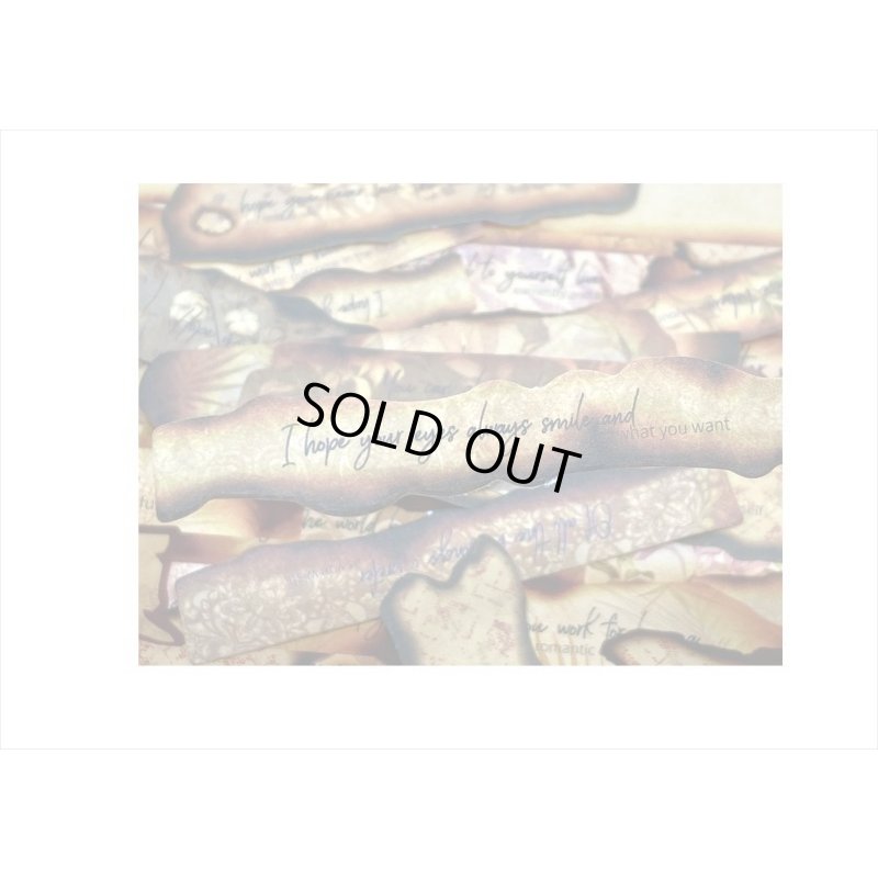 画像4: 焦げたメッセージシール＊幸運を＊30枚＊海外製