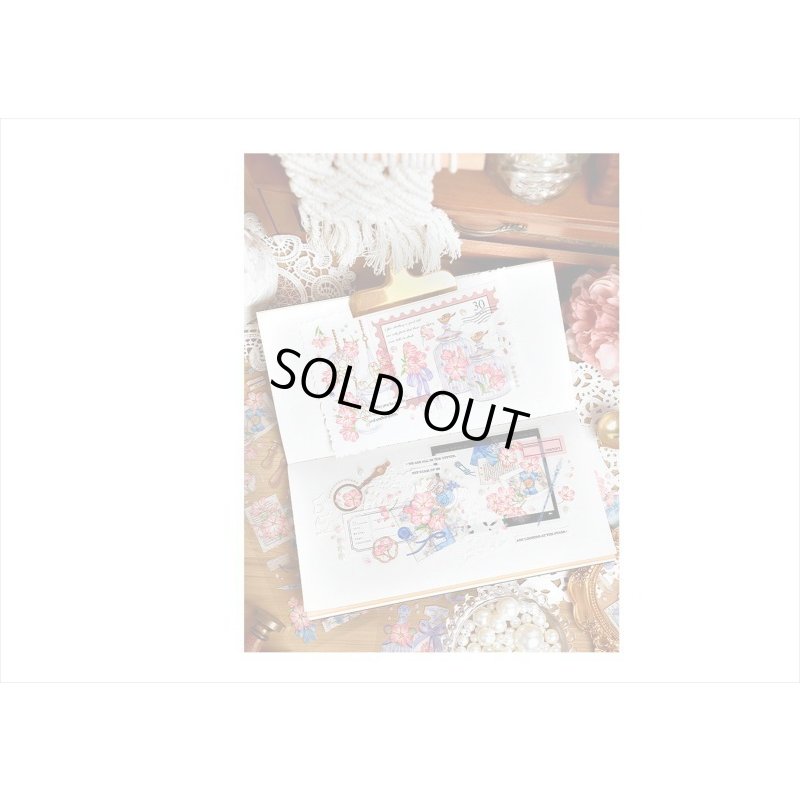 画像8: 桜がいっぱい🌸桜のスイーツ＊縦長PETシール＊6枚＊海外製