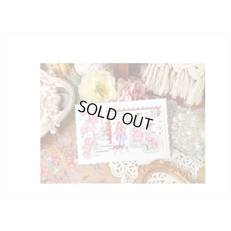 画像3: 桜がいっぱい🌸桜のボトル＊縦長PETシール＊6枚＊海外製