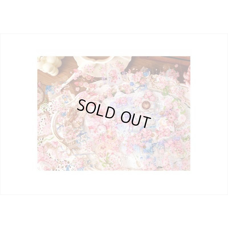 画像9: 桜がいっぱい🌸桜のスイーツ＊縦長PETシール＊6枚＊海外製