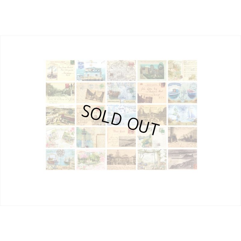 画像3: トラベル＊ミニ素材紙＊100枚＊海外製