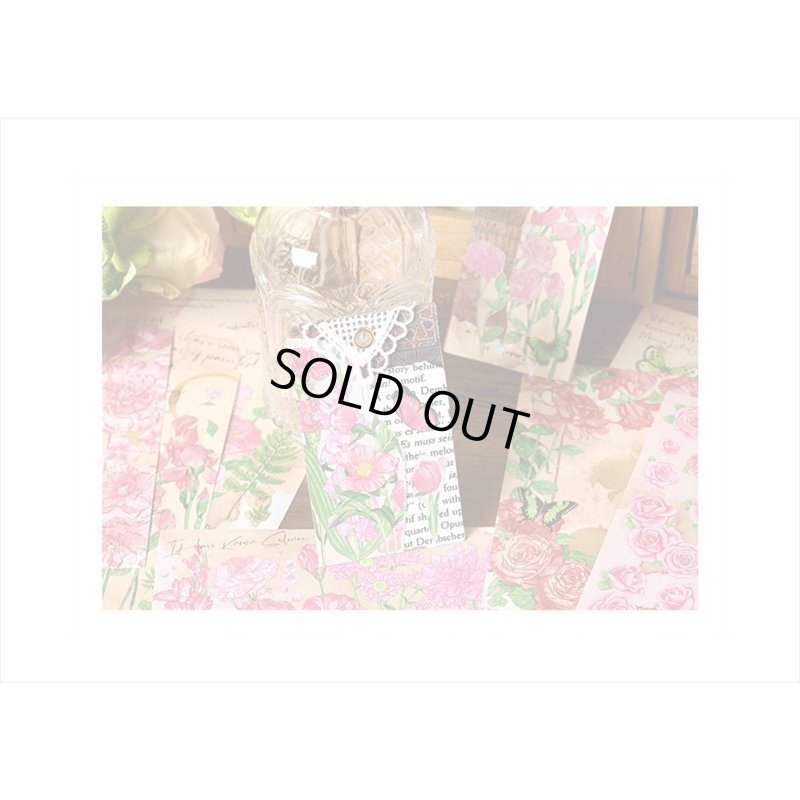 画像9: ピンクの花＊ペーパーセット＊60枚＊海外製