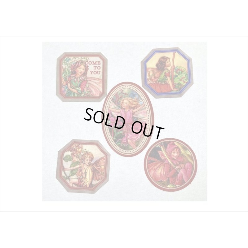 画像5: ラベルシール＊花の妖精＊50枚＊海外製