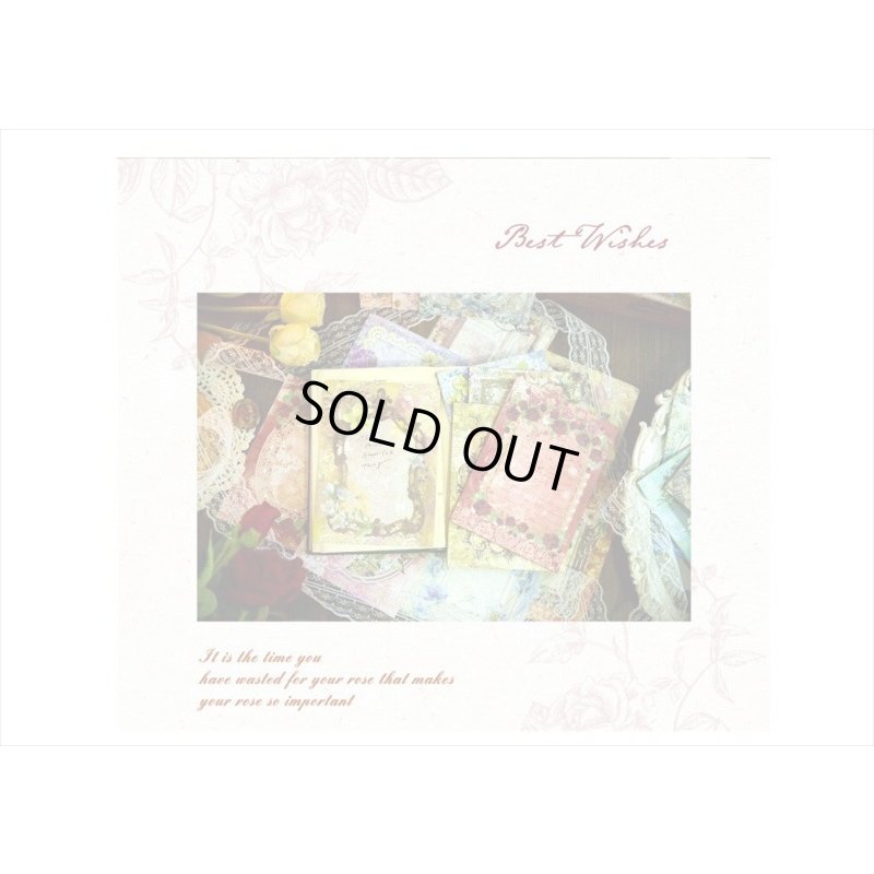 画像9: 両面！台紙にも使えるペーパーセット＊レッド＊30枚＊海外製