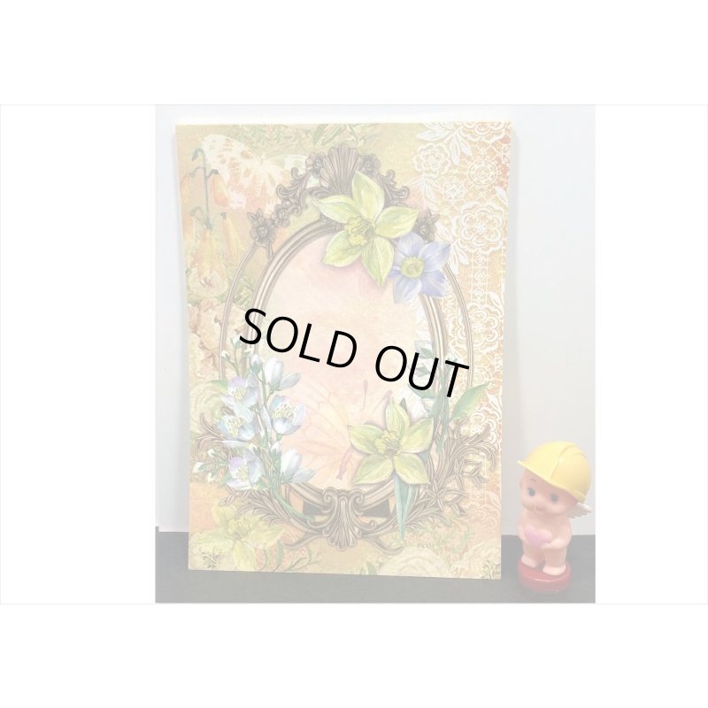 画像3: 両面！台紙にも使えるペーパーセット＊イエロー＊30枚＊海外製