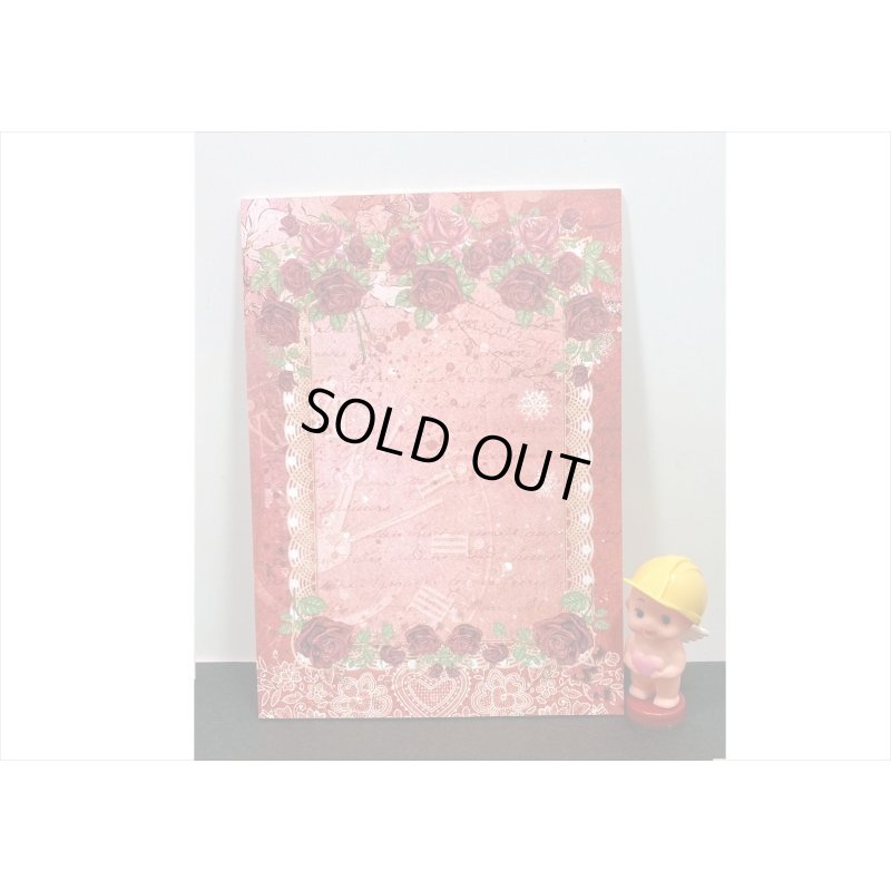 画像3: 両面！台紙にも使えるペーパーセット＊レッド＊30枚＊海外製