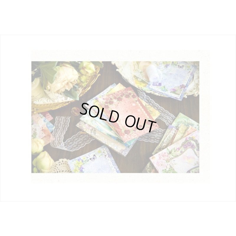 画像7: 両面！台紙にも使えるペーパーセット＊グリーン＊30枚＊海外製