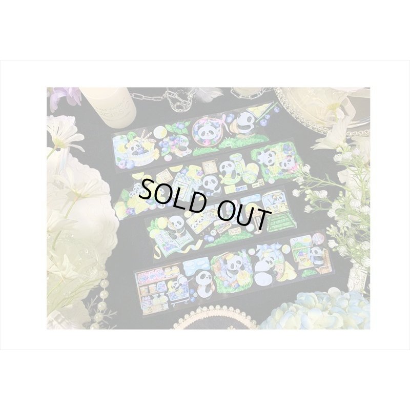 画像13: れもんパンダ＊新七天＊PETテープ＊はく離式＊海外マステ＊クリックポスト不可