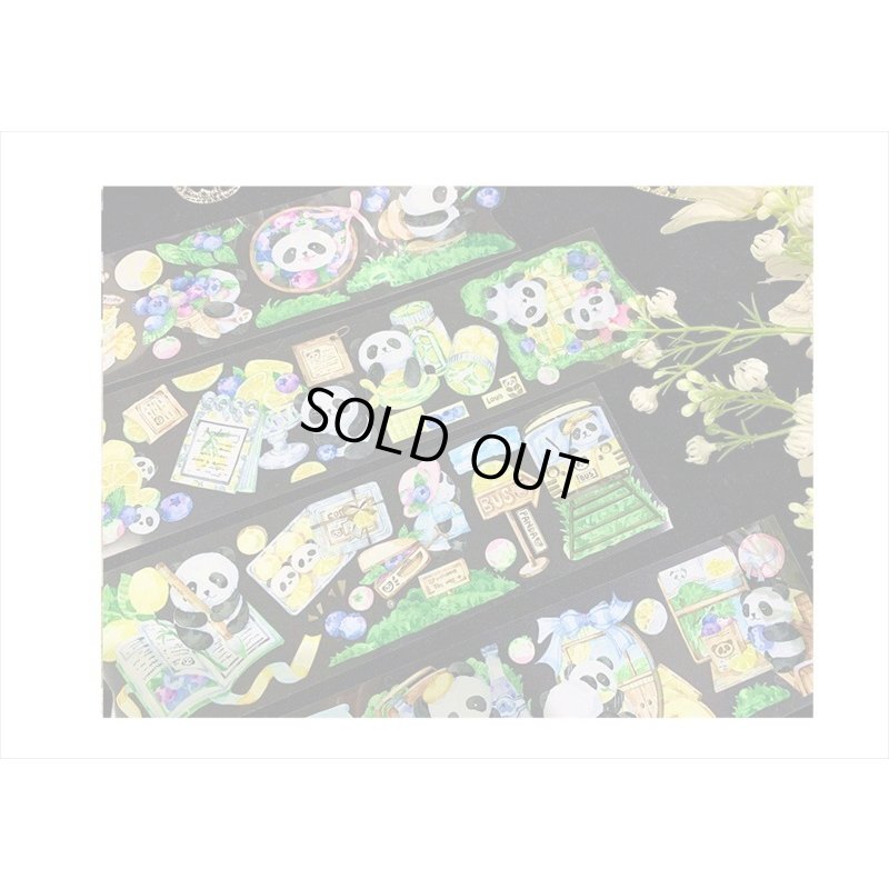 画像12: れもんパンダ＊新七天＊PETテープ＊はく離式＊海外マステ＊クリックポスト不可