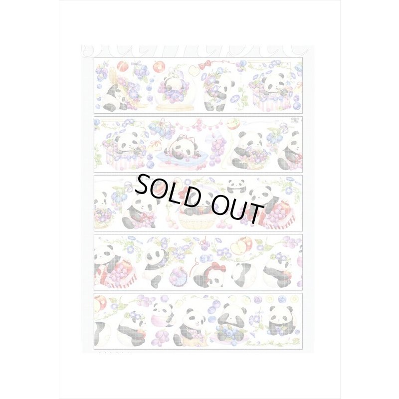 画像10: ぶどうパンダ＊新七天＊PETテープ＊はく離式＊海外マステ＊クリックポスト不可