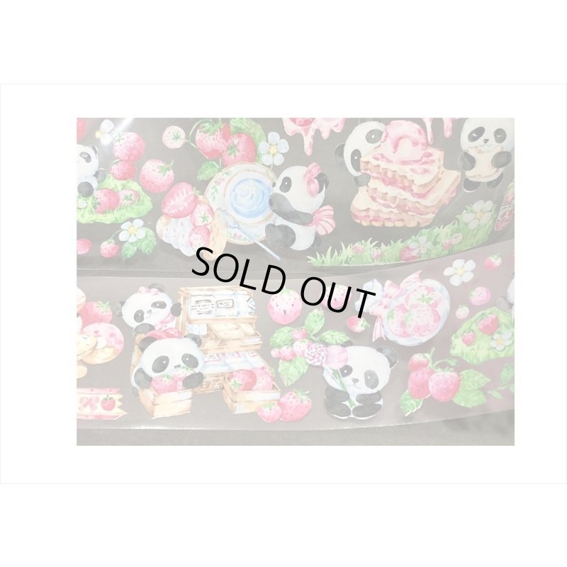 画像8: いちごパンダ＊新七天＊PETテープ＊はく離式＊海外マステ＊クリックポスト不可