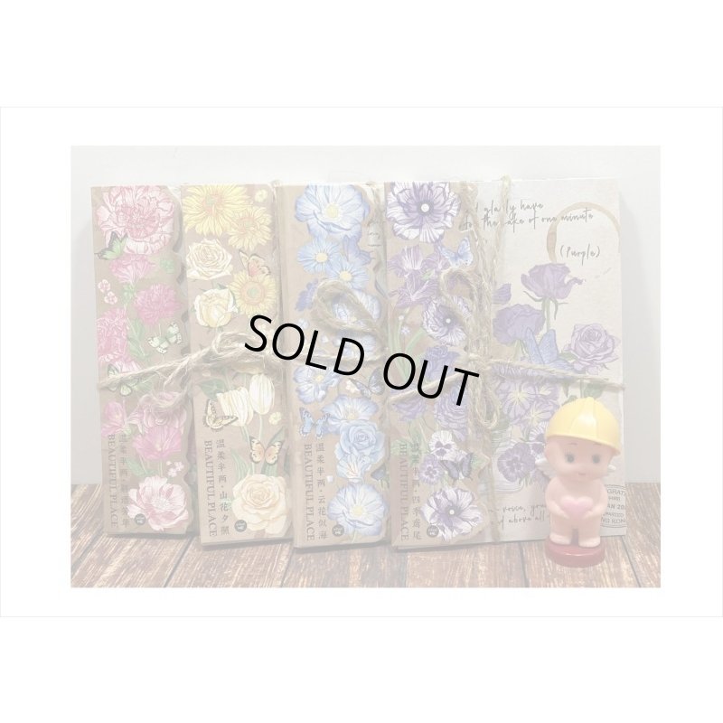 画像17: ピンクの花＊ペーパーセット＊60枚＊海外製