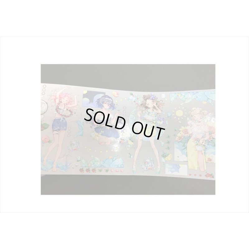 画像11: サマーガール＊新七天＊PETテープ＊特殊インク＊はく離式＊海外マステ＊クリックポスト不可