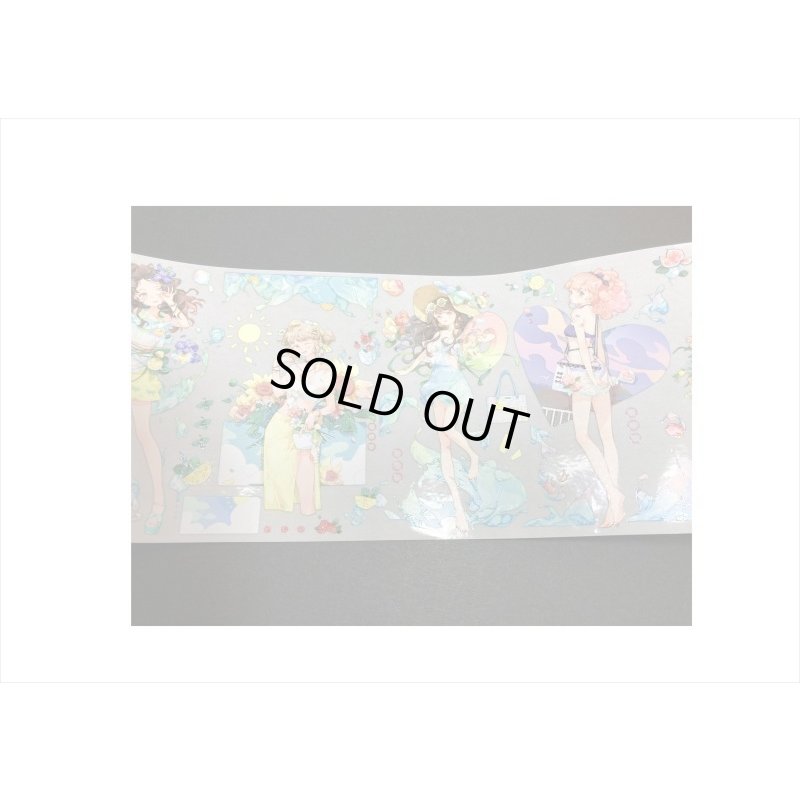 画像10: サマーガール＊新七天＊PETテープ＊特殊インク＊はく離式＊海外マステ＊クリックポスト不可