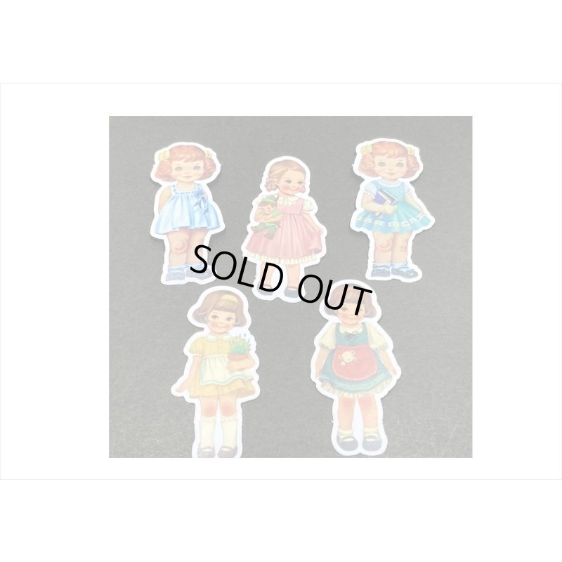 画像6: ペーパードールメイト＊本みたいな台紙の和紙シール＊40枚＊海外製
