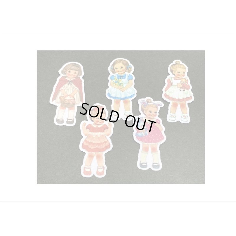 画像5: ペーパードールメイト＊本みたいな台紙の和紙シール＊40枚＊海外製