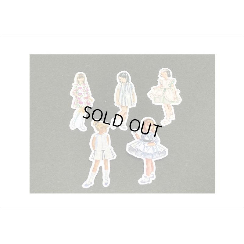 画像7: ホワイト＊本みたいな台紙の和紙シール＊40枚＊海外製