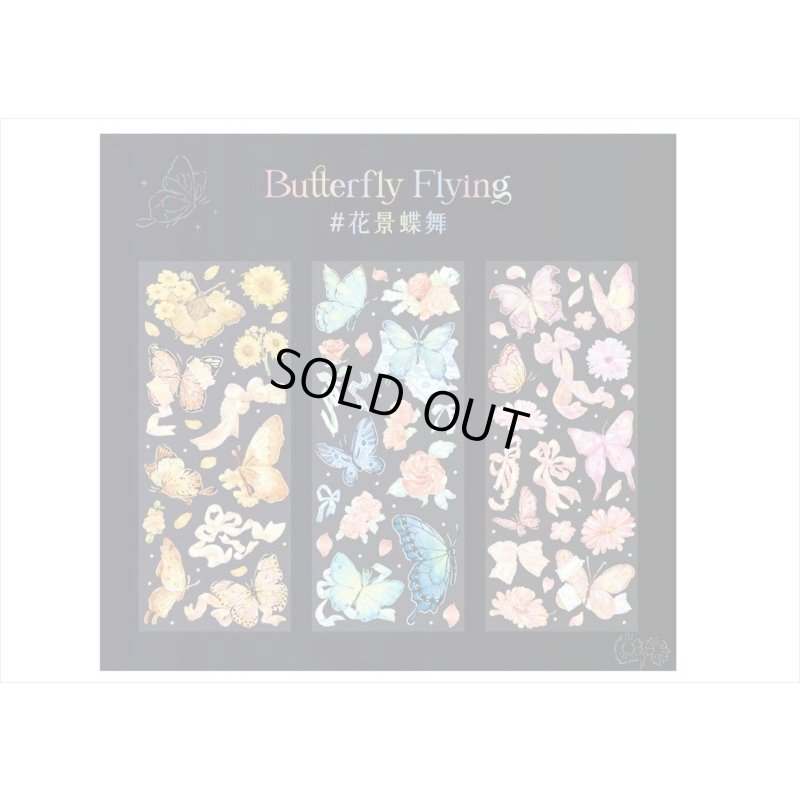 画像10: レーザーシルバー＊PETシール＊3種セット＊箔おし＊縦長＊3シート×3＊海外製