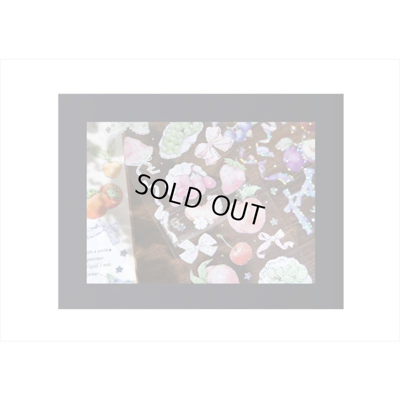 画像12: レーザーシルバー＊PETシール＊3種セット＊箔おし＊縦長＊3シート×3＊海外製