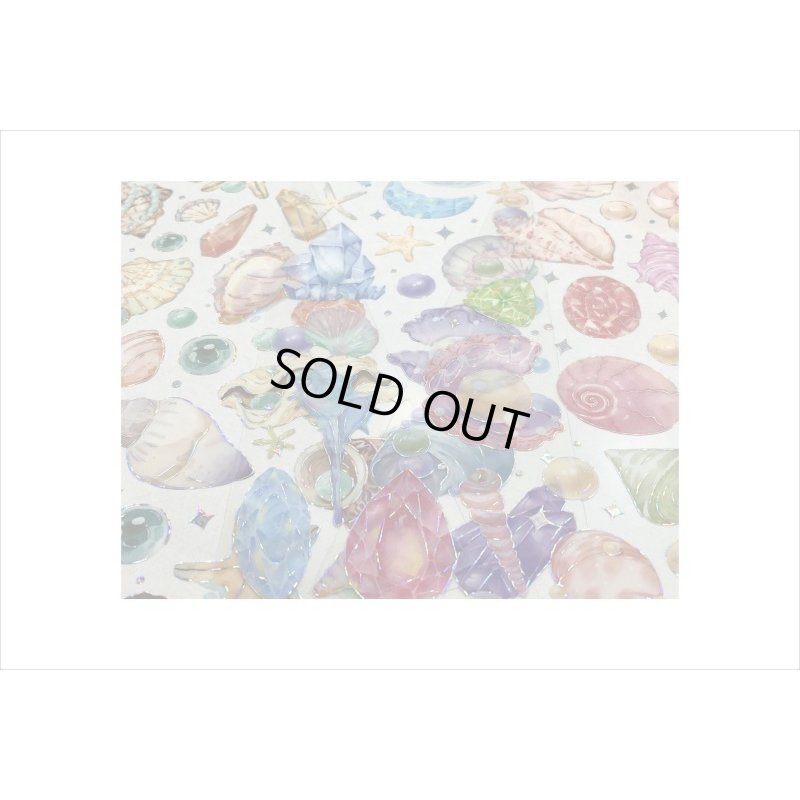 画像5: レーザーシルバー＊PETシール＊3種セット＊箔おし＊縦長＊3シート×3＊海外製