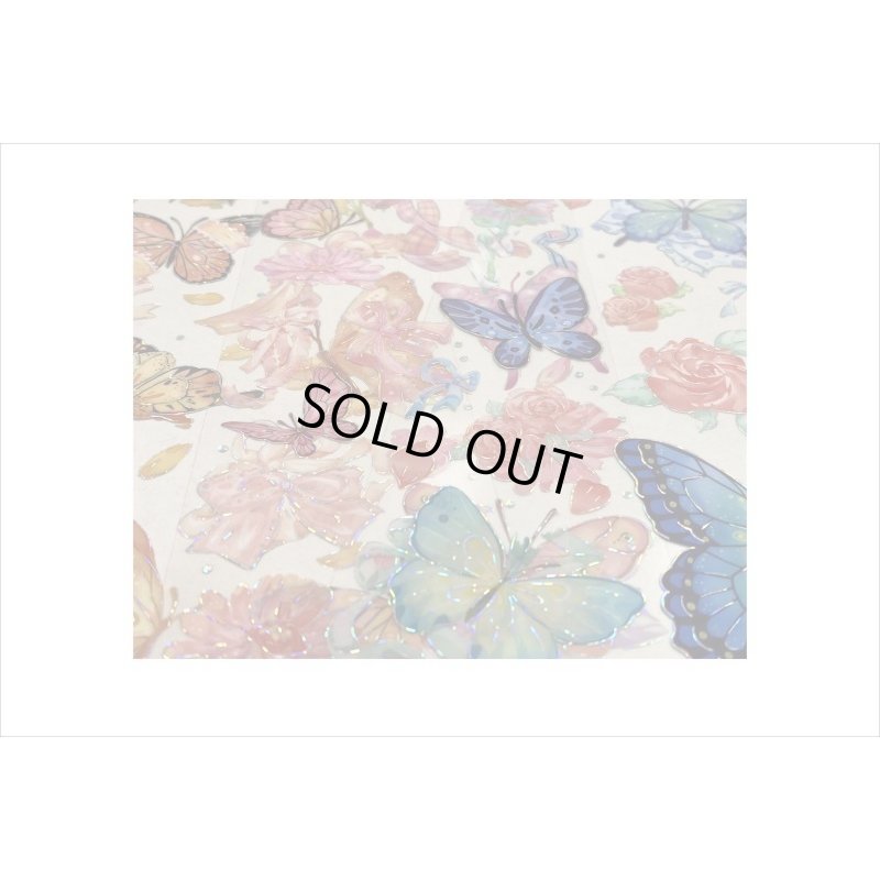 画像7: レーザーシルバー＊PETシール＊3種セット＊箔おし＊縦長＊3シート×3＊海外製