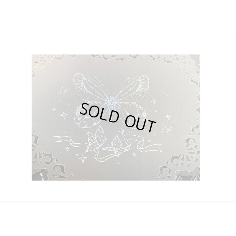 画像3: ドリームシリーズ＊バタフライ＊レースカットと箔押しが綺麗なトレペ＊10枚＊海外製